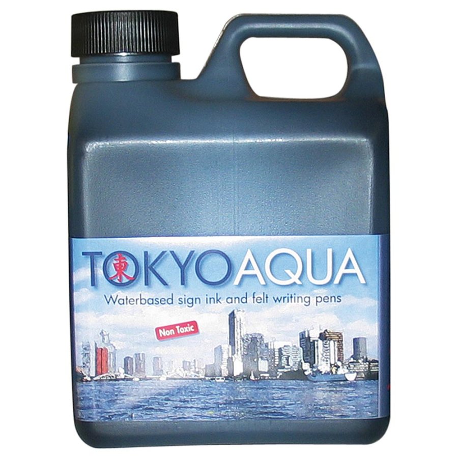 Tokyo AquKundenstopperertinte - 1L Schwarz