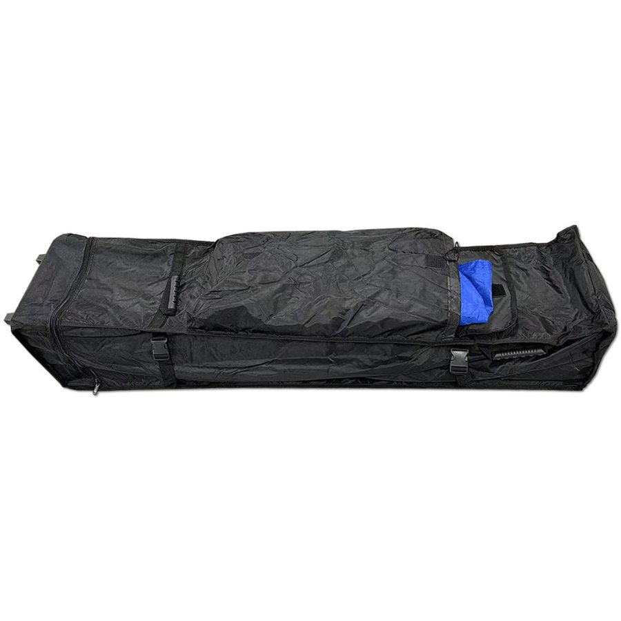 Pavillon/Veranstaltungszelt Lux aus wasserdichtem Polyester, silber/schwarz - 3x3 m