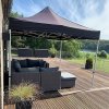 Pavillon/Veranstaltungszelt Lux aus wasserdichtem Polyester, silber/schwarz - 3x3 m #11