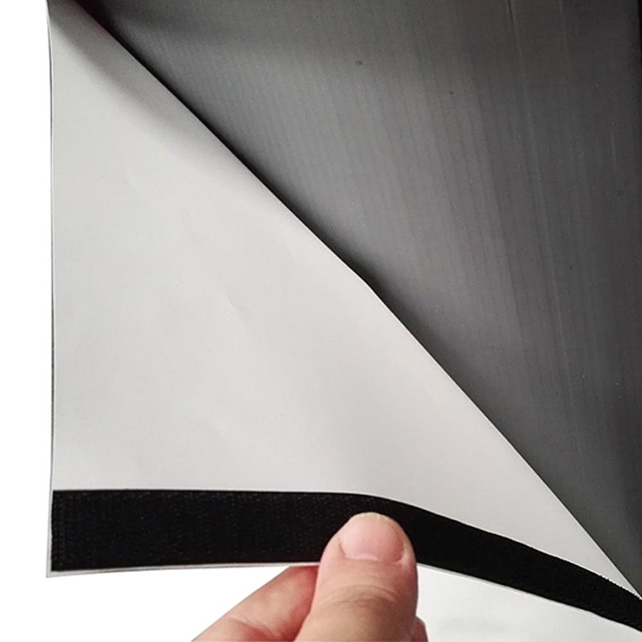 Ovale, geschwungene Messetisch/Theke