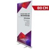 Classic Roll-up, einseitig, 80 x 200 cm - Silber #1