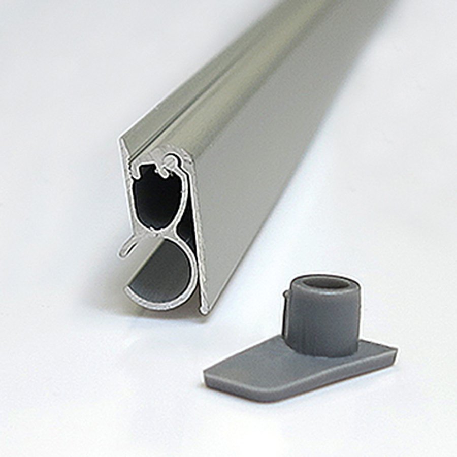 Classic Roll-up, einseitig, 80 x 200 cm - Silber