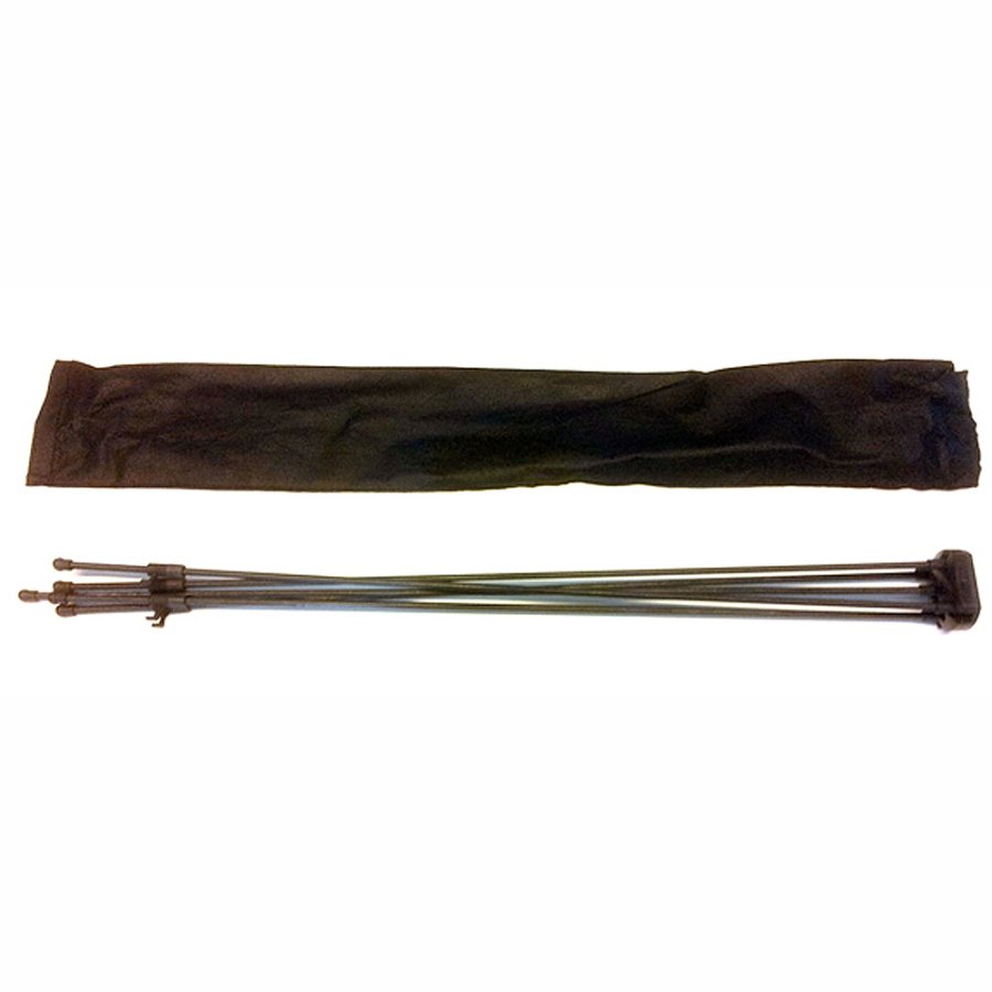 X-Banner 55x150cm ohne Banner und Aufdruck - Schwarz