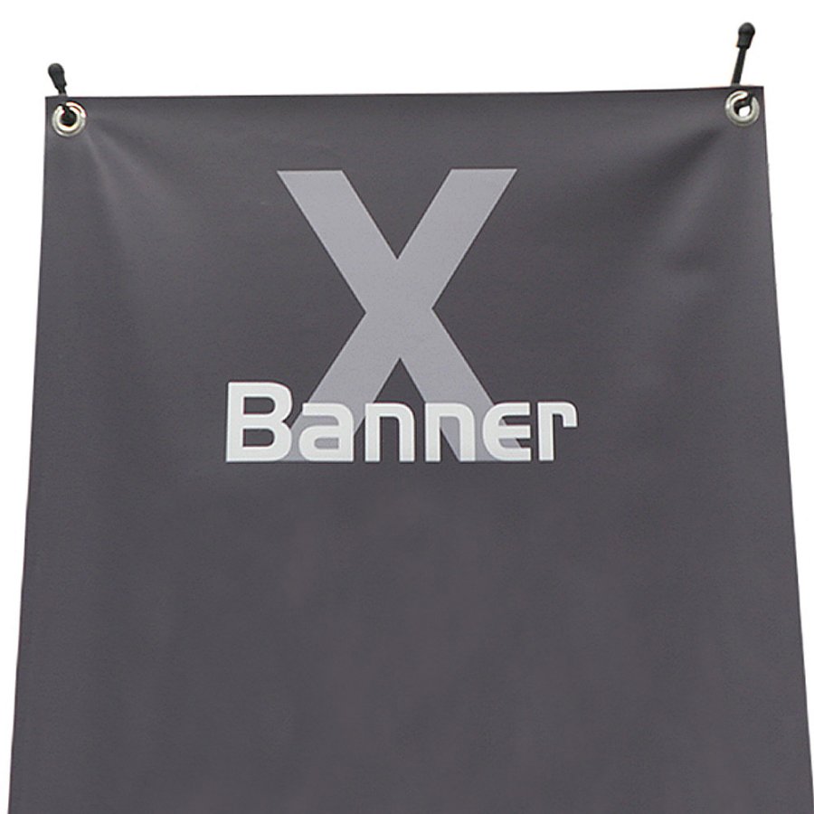 X-Banner 55x150cm ohne Banner und Aufdruck - Schwarz