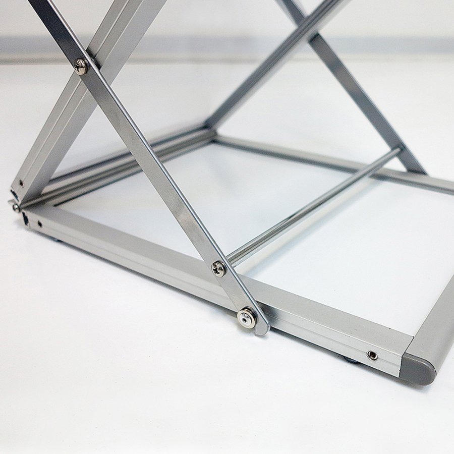 Flex-Prospektst&auml;nder, Alu/Silber, 6 x A4