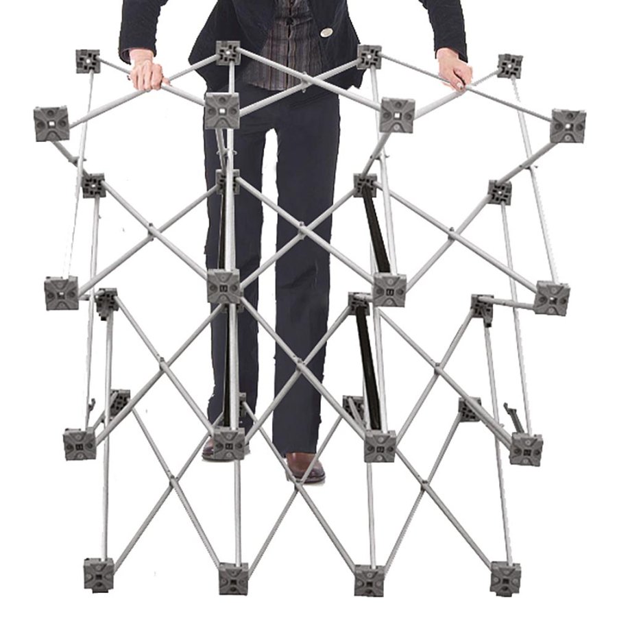 Pop-Up-Wand gebogen - 3x3