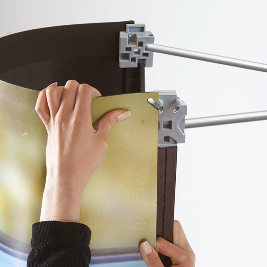 Pop-Up-Wand gebogen - 3 x 4