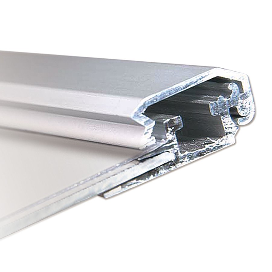 Alu-Klapp Profil 20mm, 3 m, Aluminium (ACHTUNG: Muss mit Federn montiert werden)