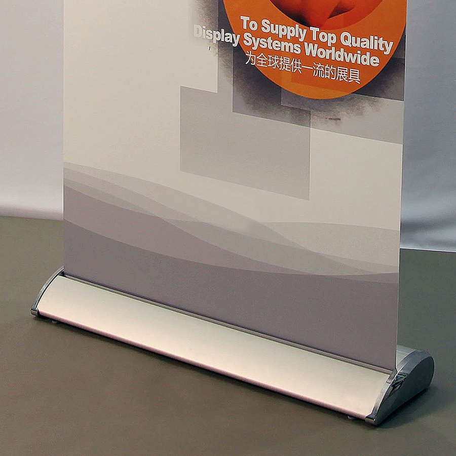 Expo Roll-up, silber, einseitig, 60 x 240 cm