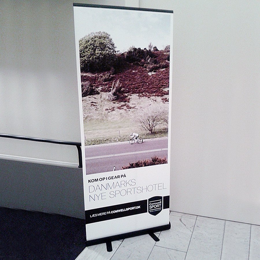 Basic Roll-up einseitig - 120x200 cm - schwarz