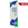 Basic Roll-up einseitig - 80x200 cm - Silber #1