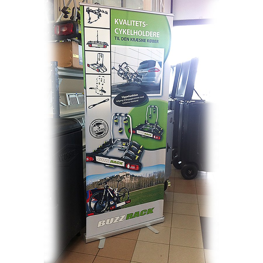 Basic Roll-up einseitig - 80x200 cm - Silber