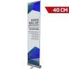 Basic Roll-up einseitig - 40x200 cm - Silber #1