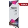 Standard-Roll-up Kassette, silber, einseitig, 85 x 200 cm #1