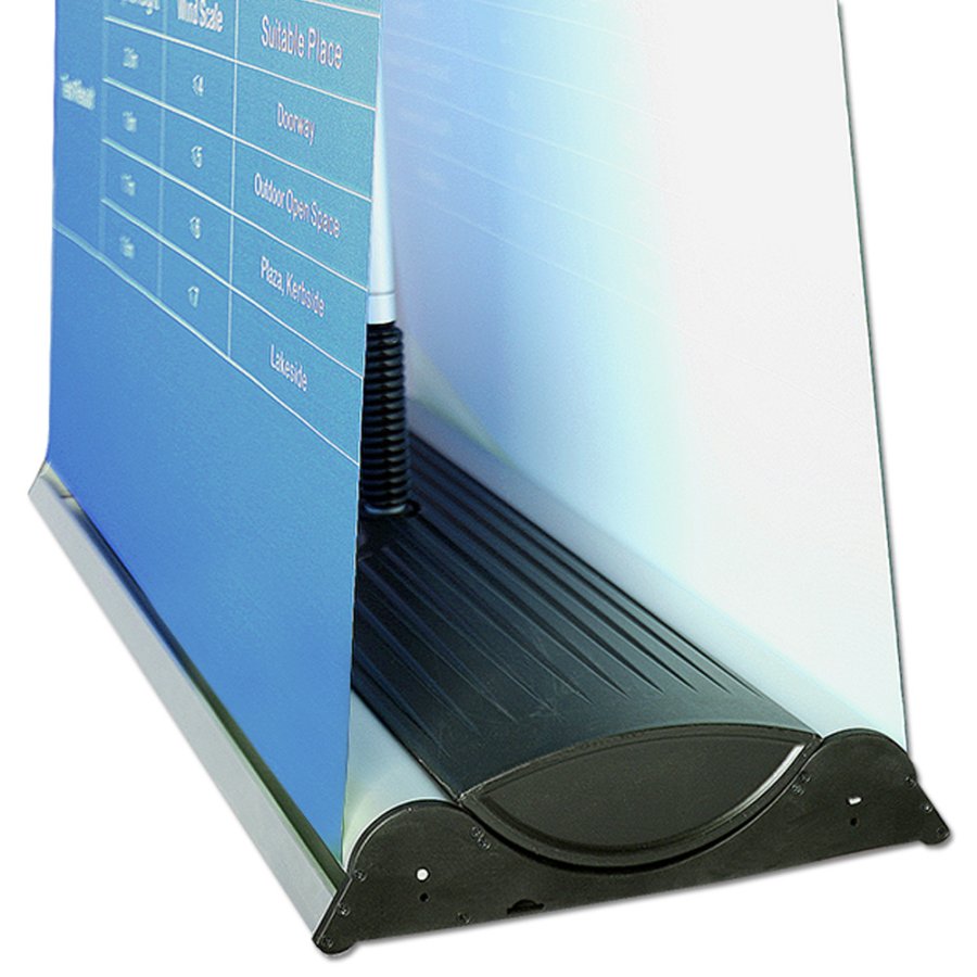 Outdoor Roll-up Waterbase, doppelseitig, Kassette, 85 x 160-200 cm