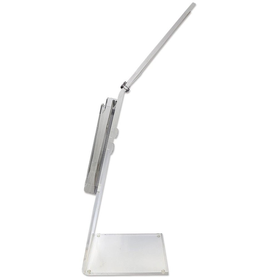 Acryl-Infost&auml;nder mit Prospekthalter vertikal - A4 - 21 x 29,7 cm