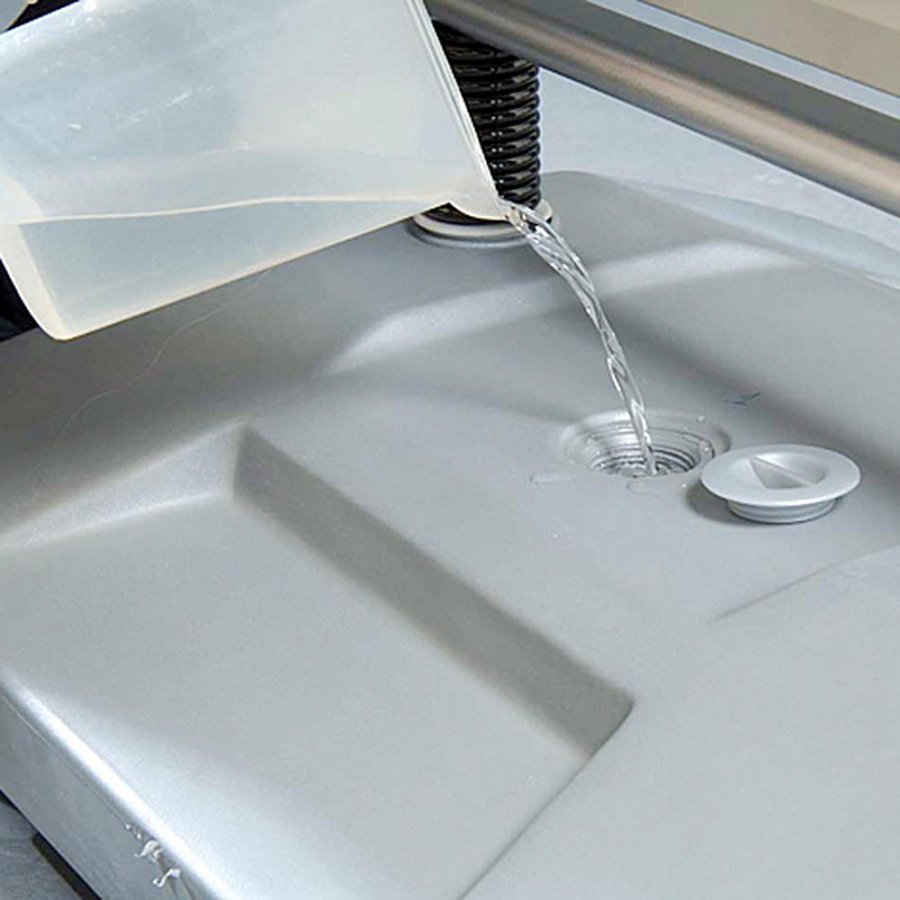 Kundenstopper Wind-Sign Waterbase silber, B2 - 50 x 70 cm