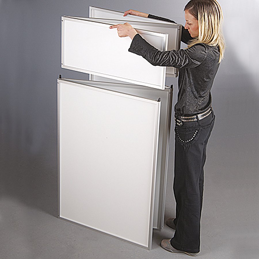 Expo-Wall Messewand, 3 Abschnitte, 219 x 239 cm