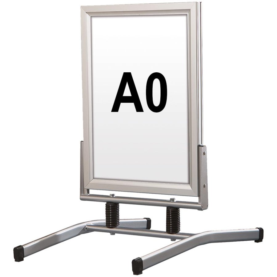 Wind-Line Lux Kundenstopper - A0 - Silber