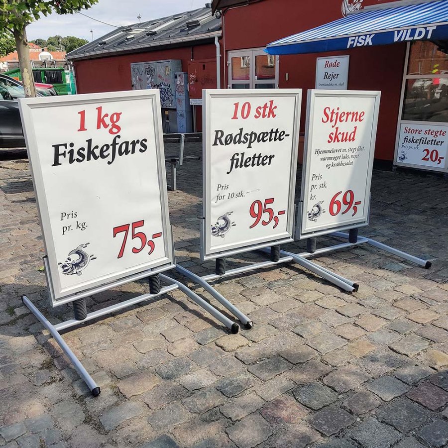 Wind-Line Lux Kundenstopper - A0 - Silber