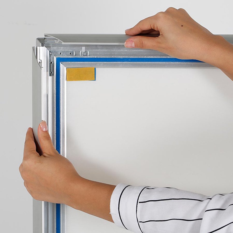 Wind-Line Basic Kundenstopper - 50x70 cm - Silber