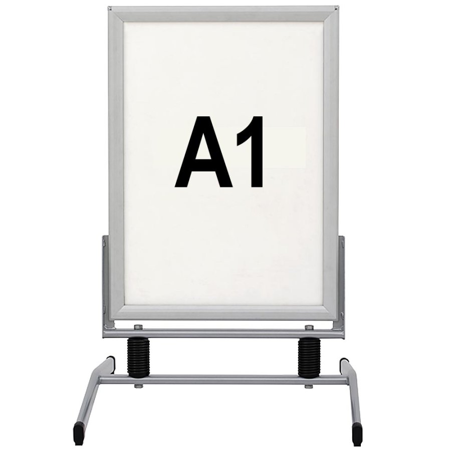 Wind-Line Basic Kundenstopper - A1 - Silber