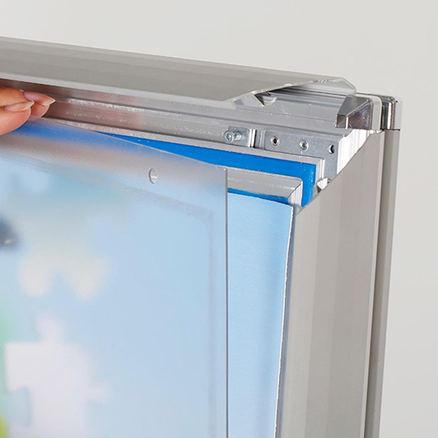 Wind-Line Basic Kundenstopper - A1 - Silber