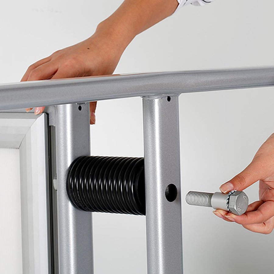 Wind-Line Basic Kundenstopper - A1 - Silber