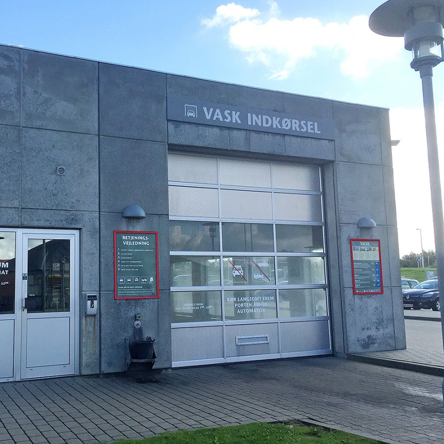 Klapprahmen mit 32mm Aluminium-Flachprofil, rot - A3