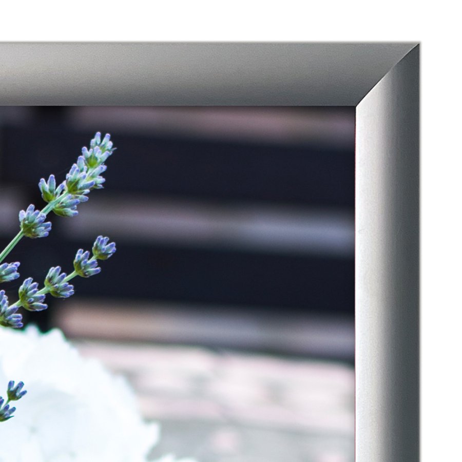 Klapprahmen mit 25mm Aluminiumprofil, silber - A4