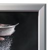 Klapprahmen mit 32mm Aluminium-Flachprofil, silber - 70 x 100 cm #2