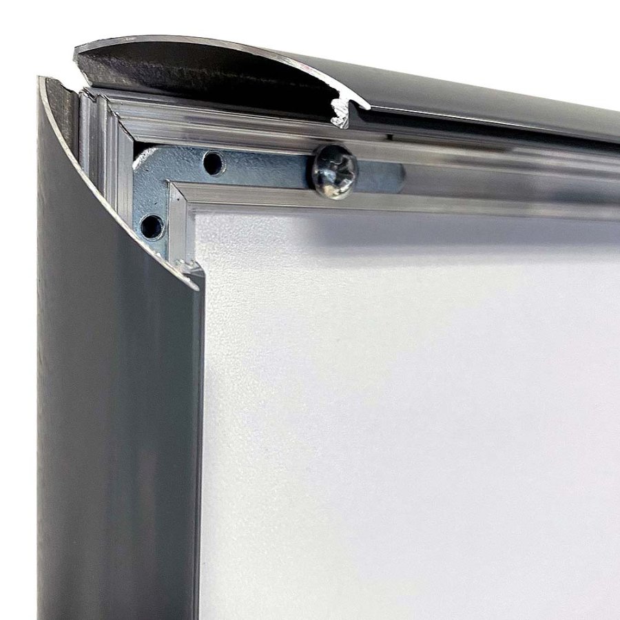 Klapprahmen mit 25mm Aluminiumprofil, Anthrazitgrau - A2