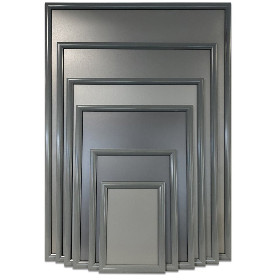 Klapprahmen mit 25mm Aluminiumprofil, Anthrazitgrau - A3