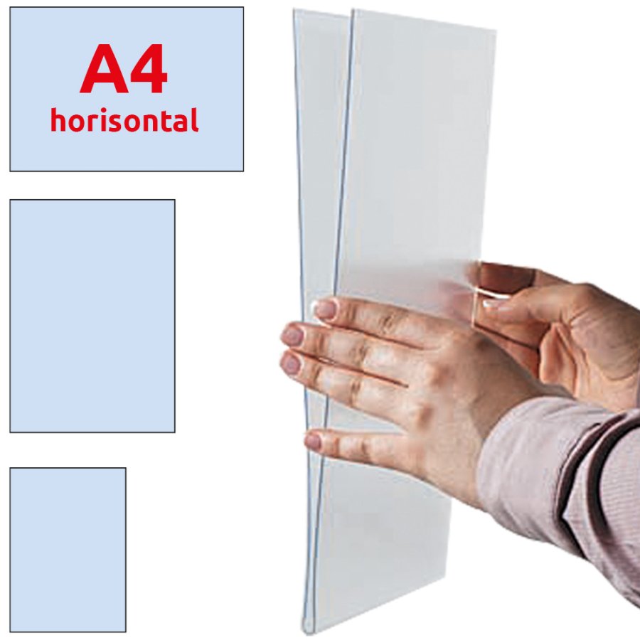 Design Stand, Acryltasche A4, horizontal