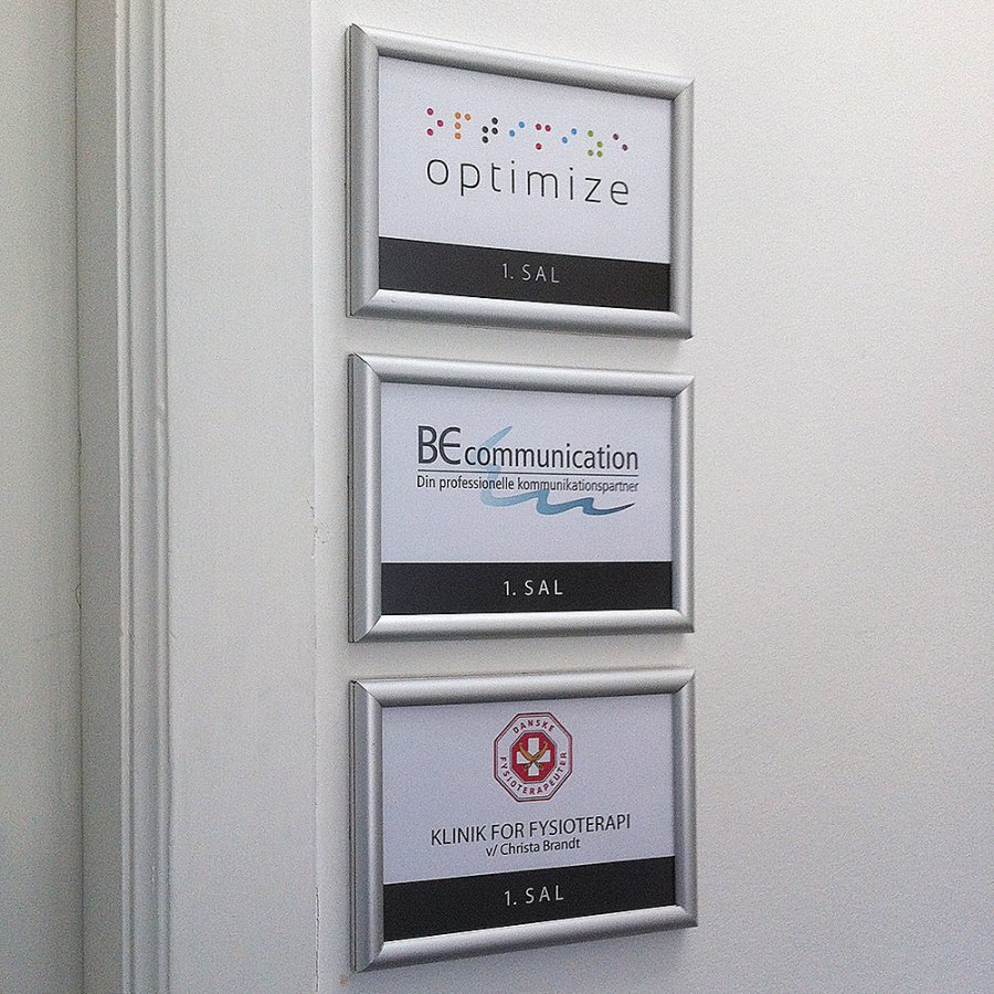 Klapprahmen mit 15mm Aluminiumprofil, silber - 50 x 70 cm