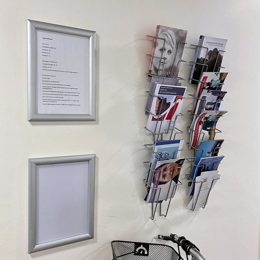 Klapprahmen mit 30mm Aluminiumprofil, silber - A4