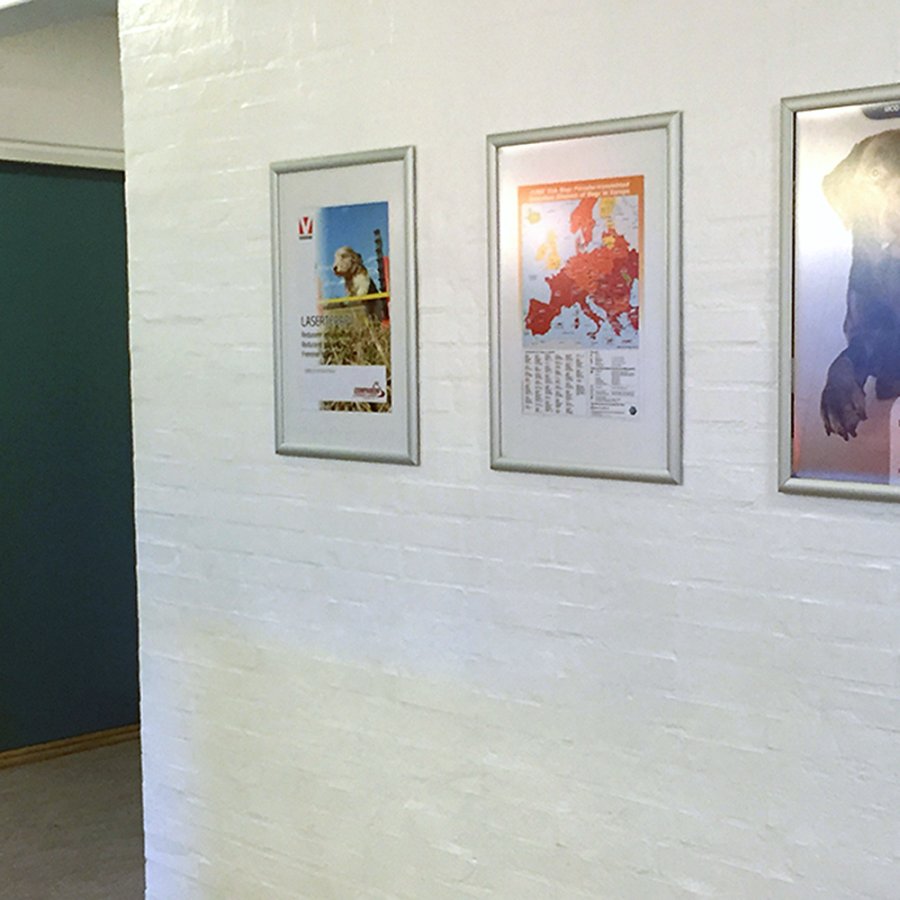 Klapprahmen mit 30mm Aluminiumprofil, silber - A3