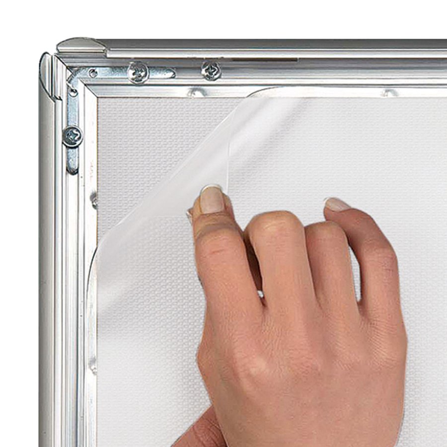 Klapprahmen mit 30mm Aluminiumprofil, silber - 70x100 cm