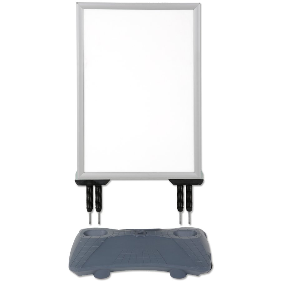 Wind-Sign Waterbase Pro Kundenstopper - Silber - 50x70 cm