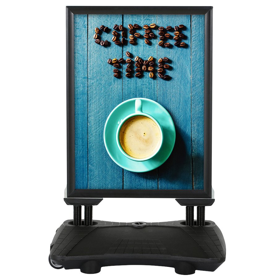 Wind-Sign Waterbase Pro Kundenstopper - schwarz - 50 x 70 cm