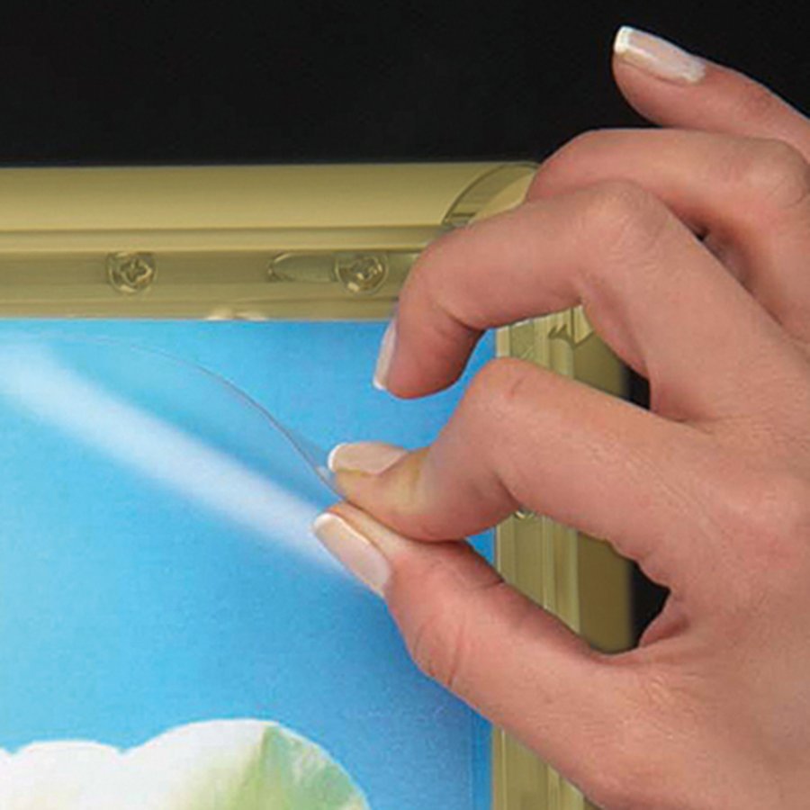 Klapprahmen mit 25mm Aluminiumprofil, Gold - A3