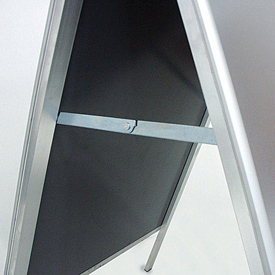 Alu-Line Budget Kundenstopper, f&uuml;r den Innenbereich - 70x100 cm - Silber