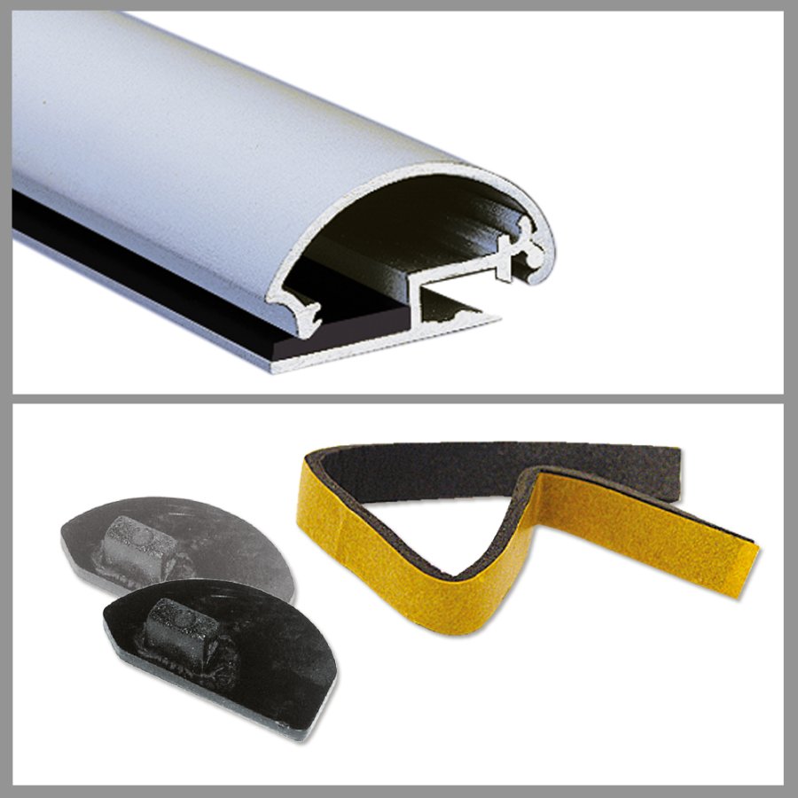 Poster-Line Set, Posterleiste mit 26mm Alu-Posterleisten - 100cm (B0)