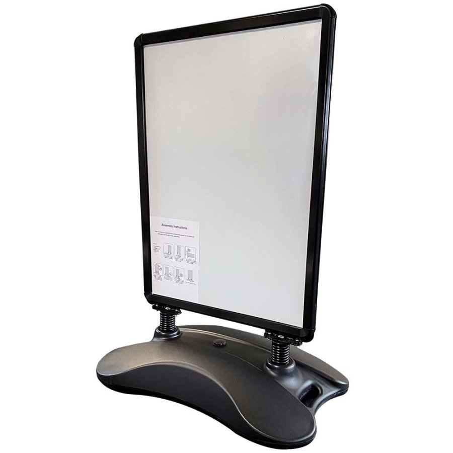 Wind-Sign Waterbase Basic Kundenstopper 32mm (R) 70x100cm - Schwarz