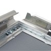 Abschlie&szlig;barer Klapprahmen mit 32mm Aluminiumprofil, silber - A4 #2