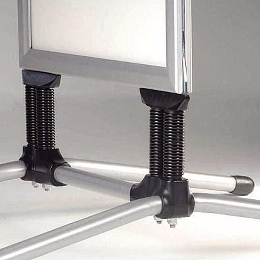 Wind-Line Budget Kundenstopper - 70 x 100 cm - Silber