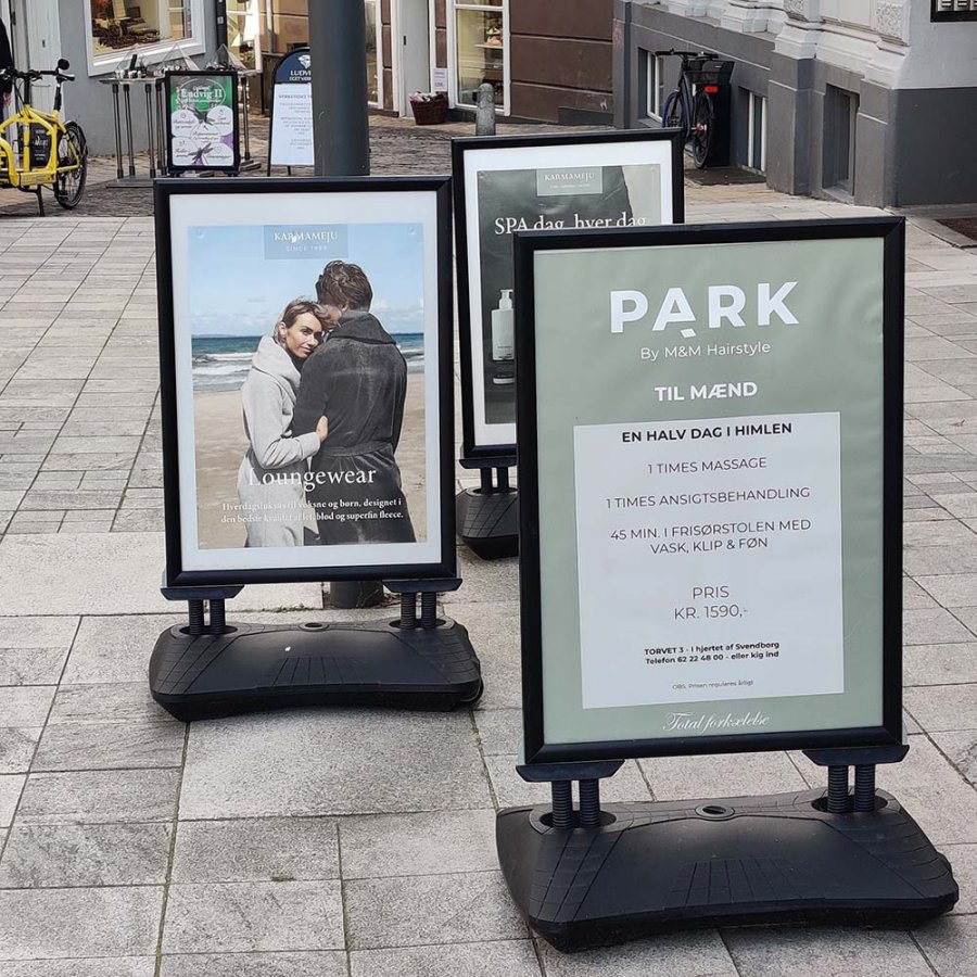 Wind-Sign Waterbase Pro Kundenstopper - schwarz - 70 x 100 cm