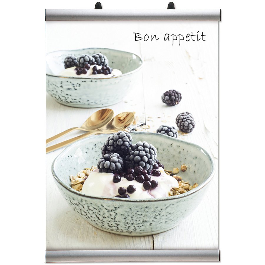 Banner-Line Set, Posterleiste mit 30mm Alu-Posterleisten - 50cm (B2)