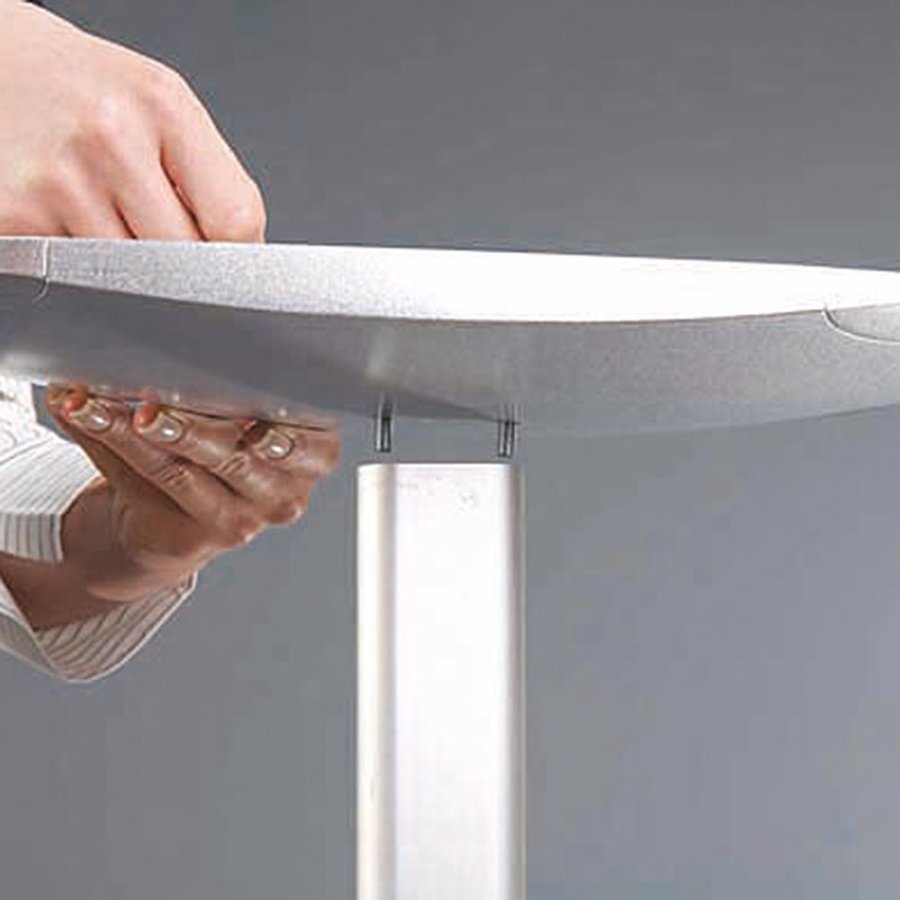 Expo-Infost&auml;nder - A4 - Silber