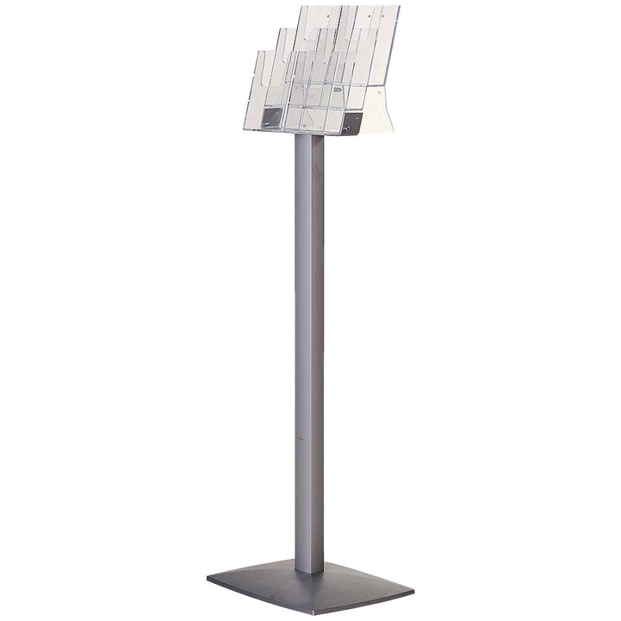 S&auml;ulenProspektst&auml;nder vertikal - Flyer - 6xM65 - 9,9x21 cm